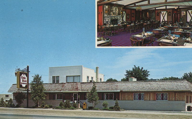 Little Dixie Restaurant - Vintage Postcard (newer photo)